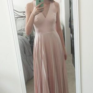 Satin Light Pink Women's Formal Gown